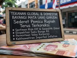 Tekanan Global dan Domestik Bayangi Mata Uang Garuda, Ini Sederet Pemicu Rupiah Terus Terkoreksi