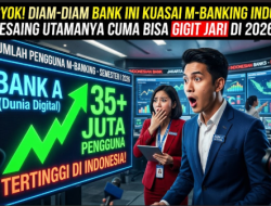 Diam-Diam Bank Ini Kuasai M-Banking Indonesia, Pesaing Utamanya Cuma Bisa Gigit Jari di 2026!